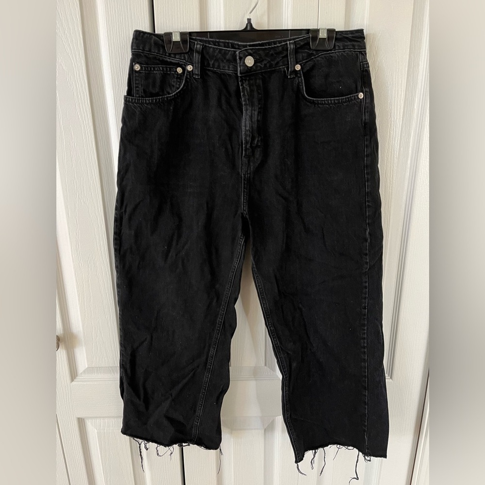 Topshop Moto Wide Leg Jeans